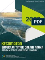 Kecamatan Batu Raja Timur Dalam Angka 2022