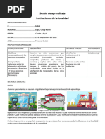 Sesion Instituciones de La Localidad