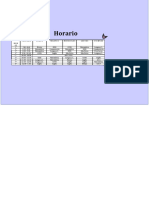 Horario 8 en Proceso