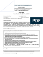 Course Outline-FNCE3180-Derivative Securities-Fall 2023 - 01