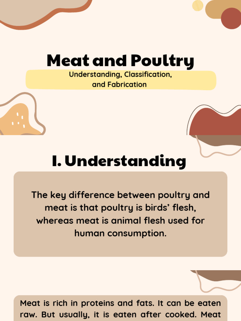 Meat and Poultry | Download Free PDF | Poultry | Lamb And Mutton