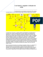 Fuente de 6V con batería