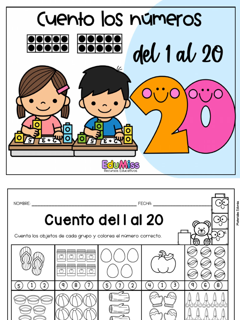 Actividades de Números del 1 al 20 | PDF
