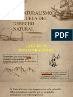 Iusnaturalismo o Escuela Del Derecho Natural