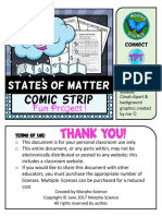 States of Matter Comic Project-Tpt