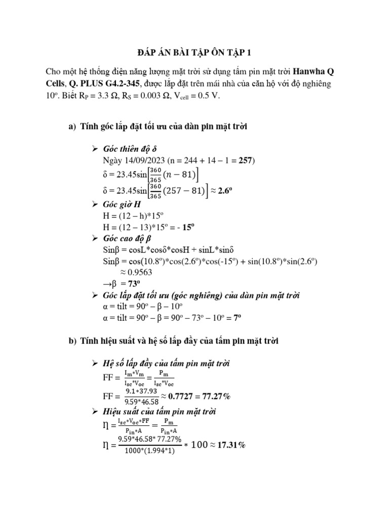 Dap An Bai Tap On Tap 1 Mon NLTT - Dhdi16cd | PDF