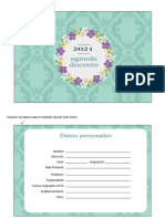 Agenda Docente - 10 - Editable