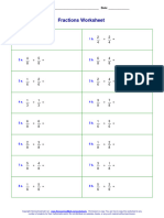 Adding Similar Fractions