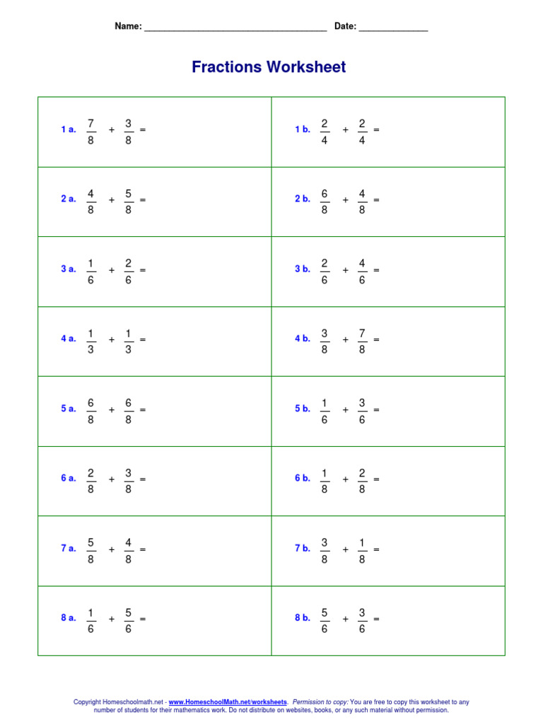 Adding Similar Fractions PDF Data Management Mass Media