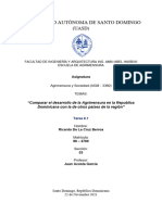 Comparar El Desarrollo de La Agrimensura en La Republica Dominicana Con La de Otros Paises de La Region