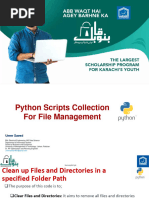 Python Script Collection For File Management