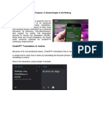 CHATGTP For Translations (Wip)