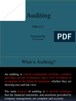 Auditing: Presented by