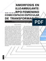 Carrion - La Metamorfosis en El Castillo Ambulante El Cuerpo Femenino Como Espacio Especular de T...