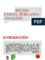 EL DERECHO CONSTITUCIONAL PERUANO Sesion 2