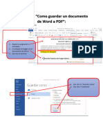 Como Guardar Un Documento de Word A PDF