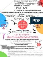 Convocatoria Madres, Padres, Tutores - Educación Sexual Integral y Reproductiva