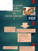 Planificación en Los Programas No Escolarizados