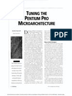 Tuning The Pentium Pro Microarchitecture