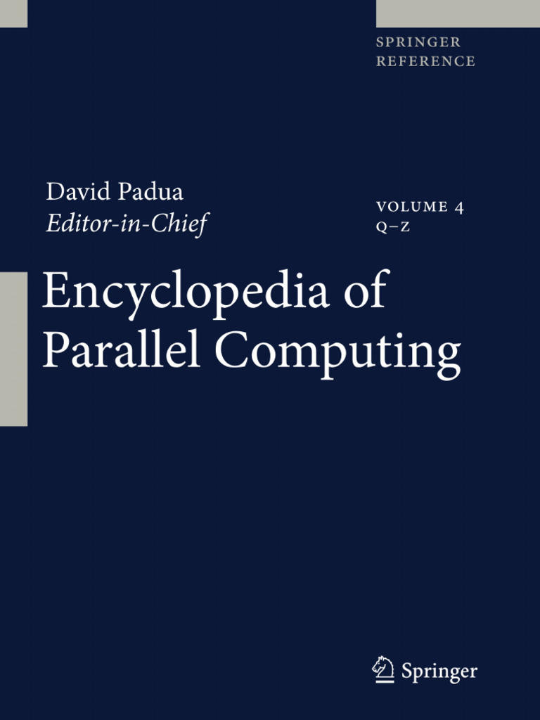 (Auth.), David Padua (Eds.) - Encyclopedia of Parallel Computing ...