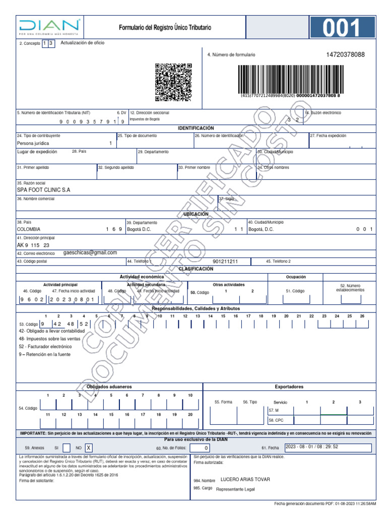 RUT y NIT: Identificación Tributaria en Colombia | PDF | Justicia ...