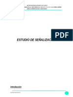 Estudio de Señalizacion