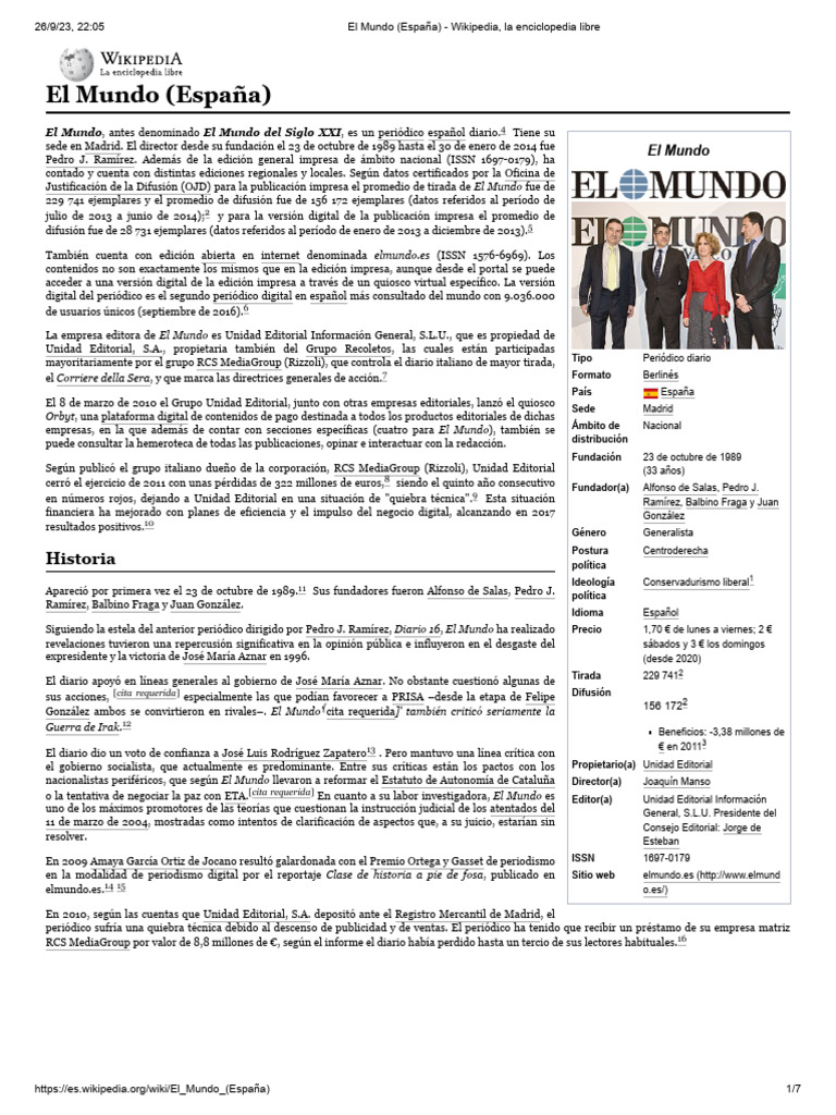 El Mundo Mundo Pdf