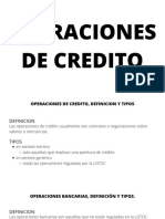 Operaciones de Credito, Obligaciones y Contratos Mercantiles