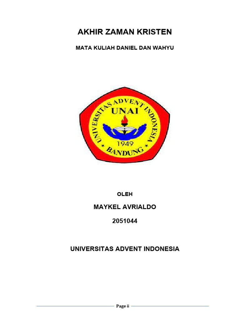 Paper Akhir Zaman | PDF