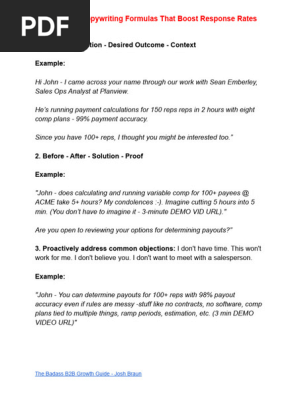 9 Cold Email Copywriting Formulas That Boost Response