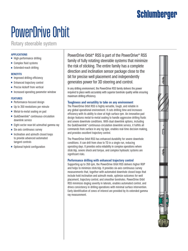 PowerDrive Orbit RSS Overview | PDF