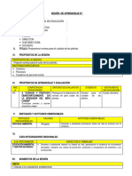 N°3 Sesión Proponemos Normas para El Cuidado de Las Plantas