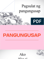Pagsulat NG Pangungusap