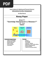 Download Knowledge Management is a Misnomer Essay Paper by api-3738527 SN6739147 doc pdf