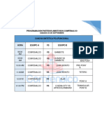 Programacion Amistosa Comfenalco 23 de Septiembre