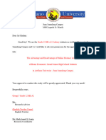 Research Title Approval Sheet Format