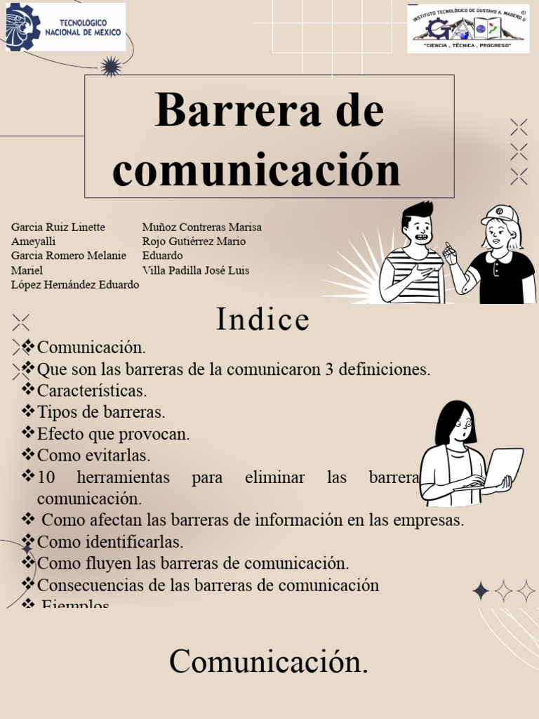 Barreras en la Comunicación Efectiva | PDF | Crecimiento personal y ...