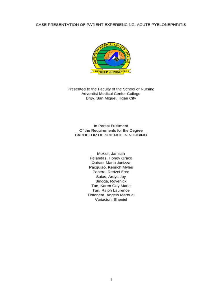 Case Presentation Group 3 | PDF