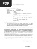 Surat Balasan Permohonan Izin Pinjam Kelas