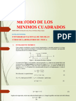 Metodo de Los Minimos Cuadrados - Relacion Lineal Mru