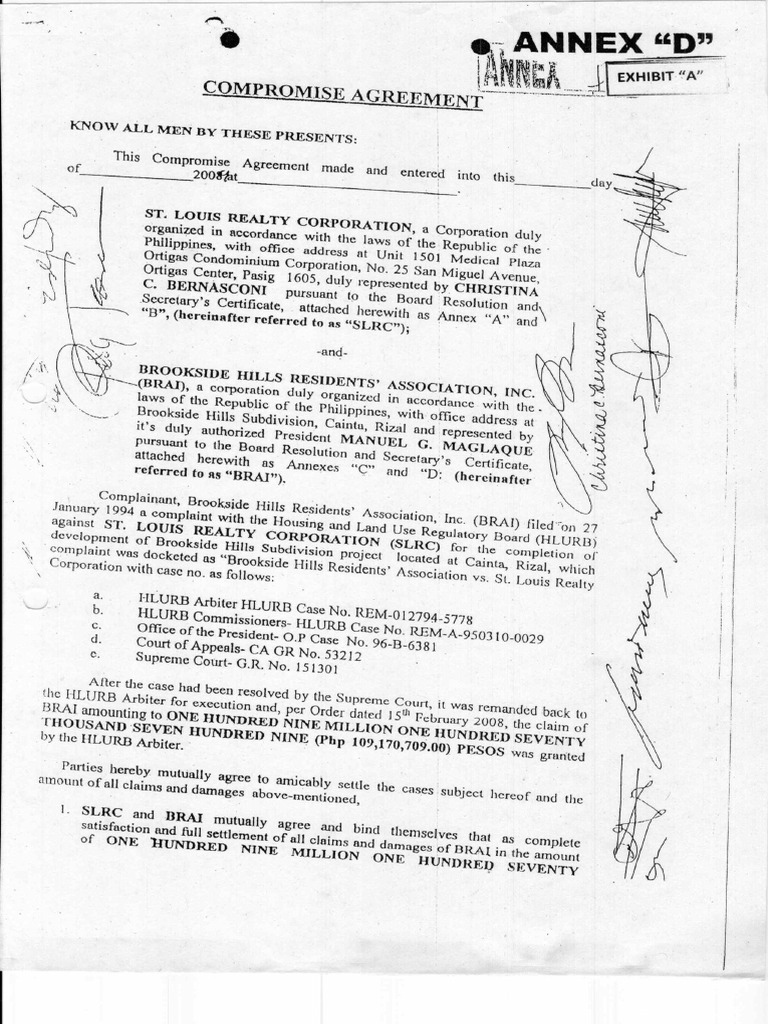 Compromise agreement pdf