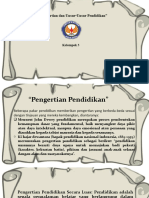 Pengantar Pendidikan Pengertian Dan