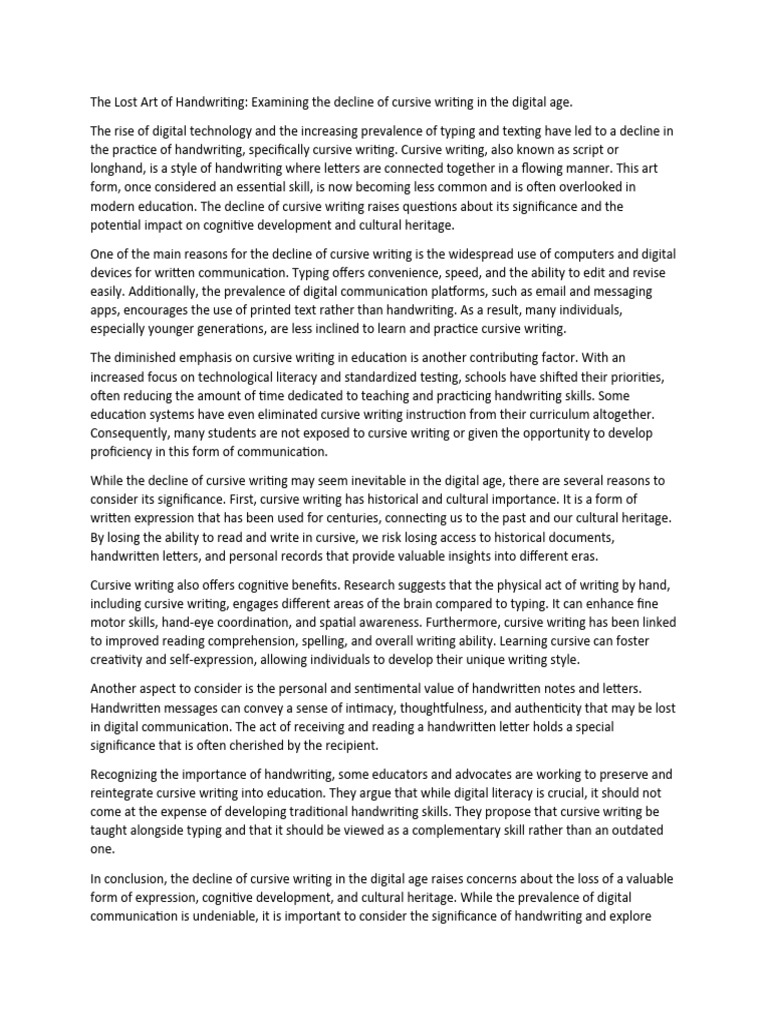 Handwriting Pdf