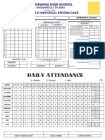 Learner's Individual Record Card: Fundamentals of Abm2