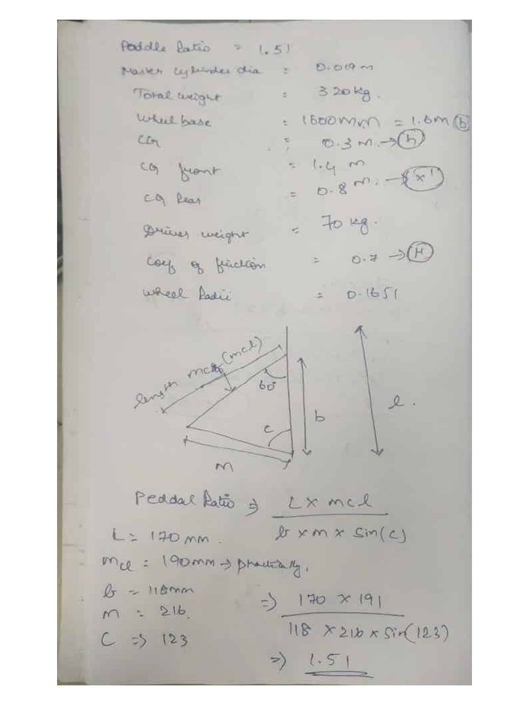 Brakes Calculations fb23 PDF