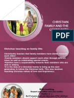 Christian Family and The Community