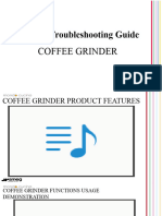 Product Training Coffee Grinder