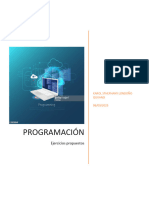 Programacion Ejercicios Clase