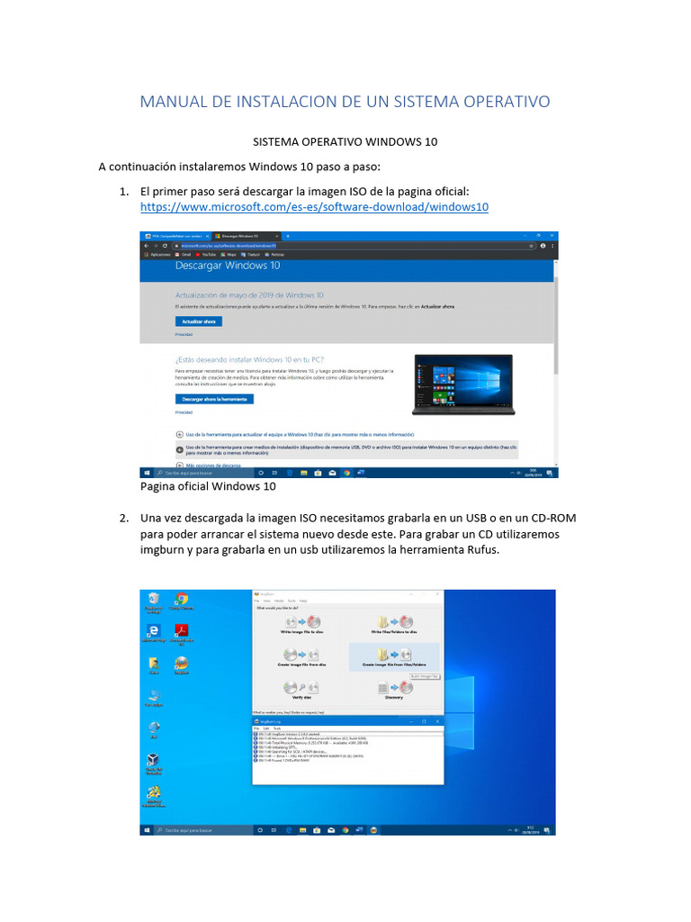 Instalación de Windows 10 Paso a Paso | PDF | Windows 10 | Arranque