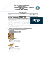 Mid Test Science 3